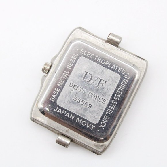 Delta Force Watch Face Womens Silver Tone Stainless Steel Quartz Electroplated - Picture 5 of 5